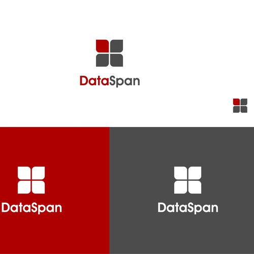 Modernizing the technology related logo for DataSpan