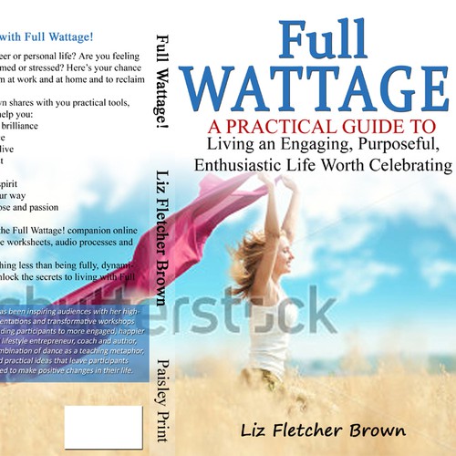  Need a creative, dynamic, upbeat cover for self help  book