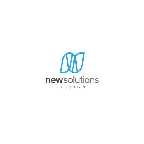 Logo design concept for New solution design
