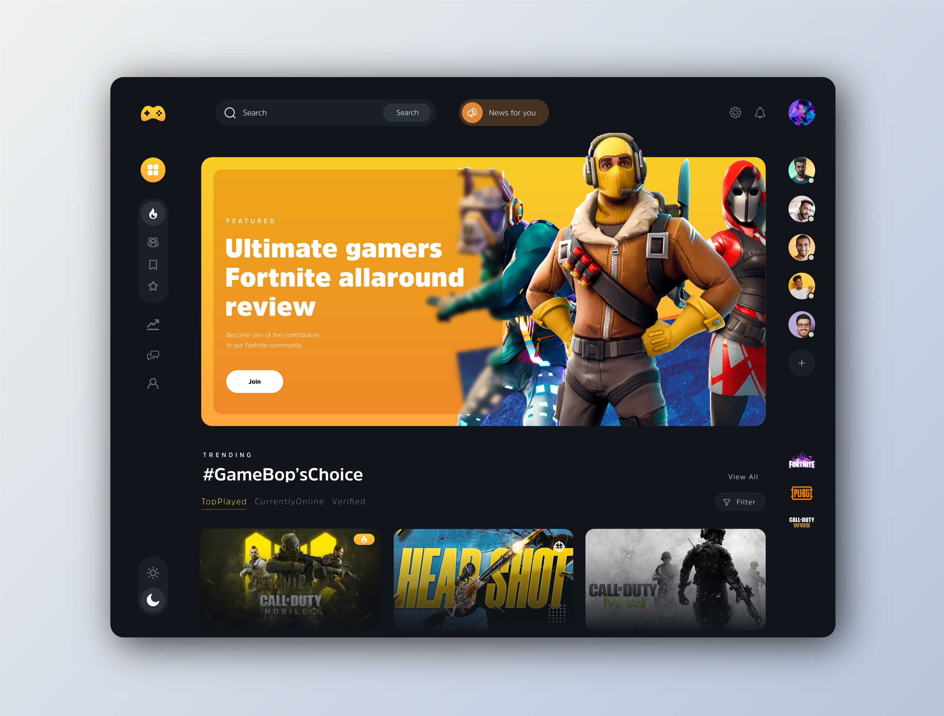 Design for Gamebop.io