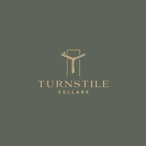 Clever logo design for a wine specialist