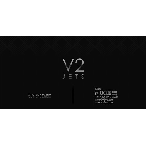 V2 JETS business card 
