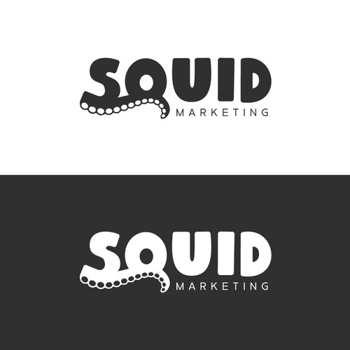 Squid Marketing Logo Design