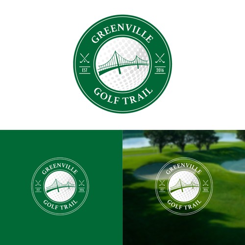 Logo Design for Greenville Golf Trail