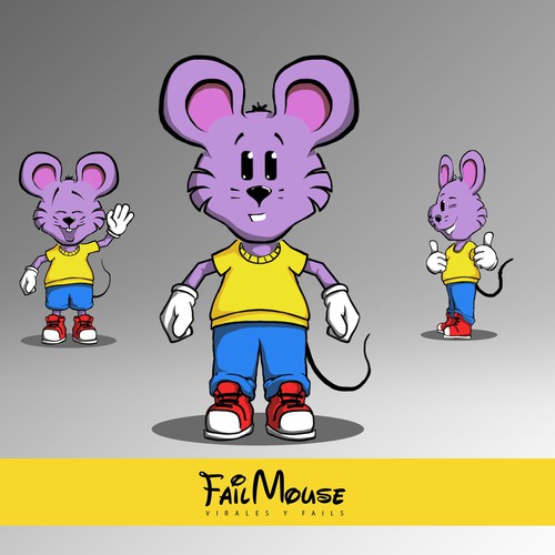 Fail Mouse Mascot