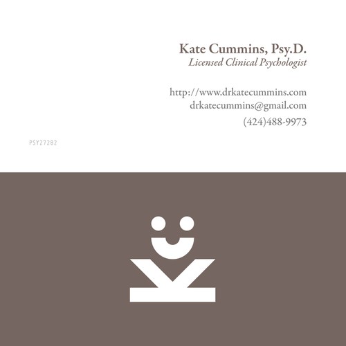 Dr. Kate Cummins Psychologist Logo/BC