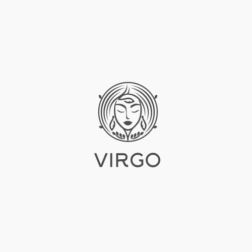 Logo for a zodiac sign