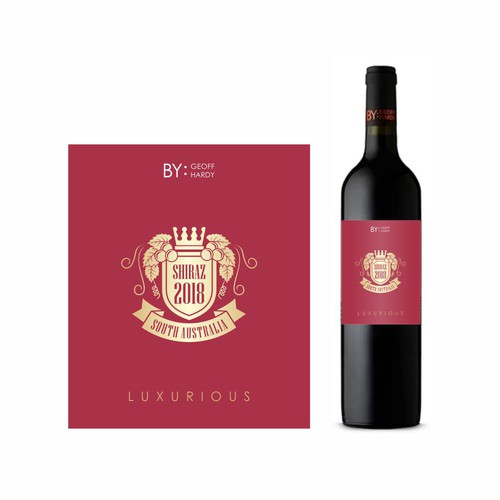 2018 ziras, wine label