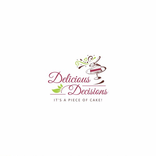 Fun and Elegant Cake Logo