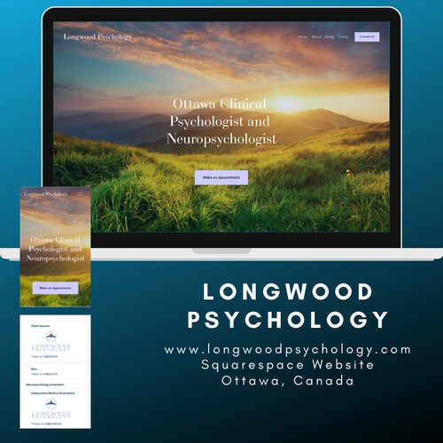 Squarespace E-Commerce Site for Psychologist