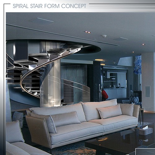 Spiral stair form concept