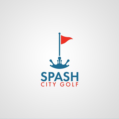Logo concept for Splash City Golf