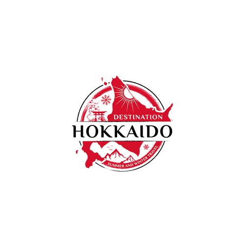 Logo concept for Destination Hokkaido