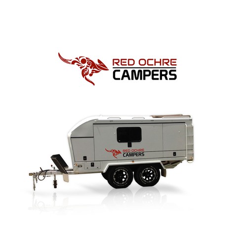 Creature a logo for Red Ochre Off Road Camper trailers