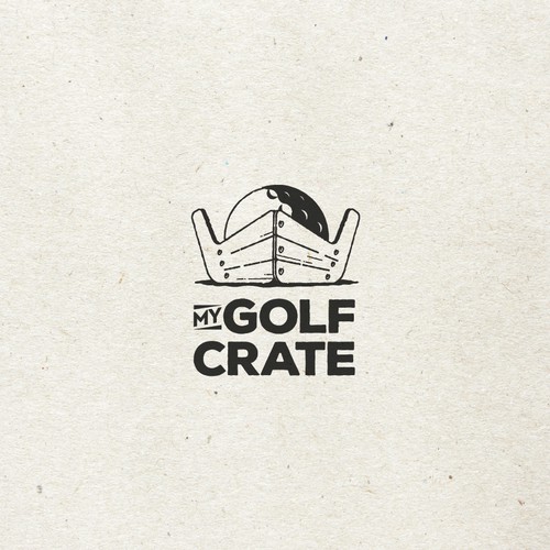 Logo for golf crate