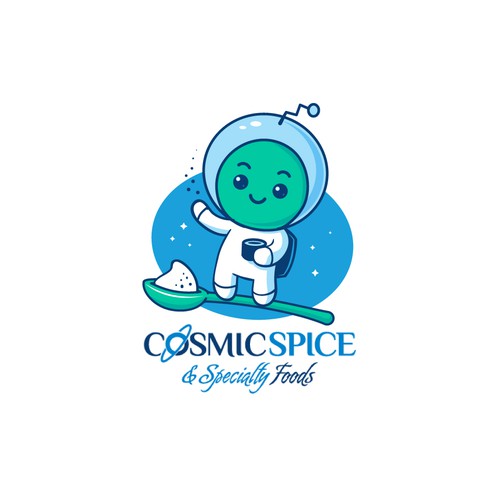 Bold Cartoon Logo for Cosmic Spice