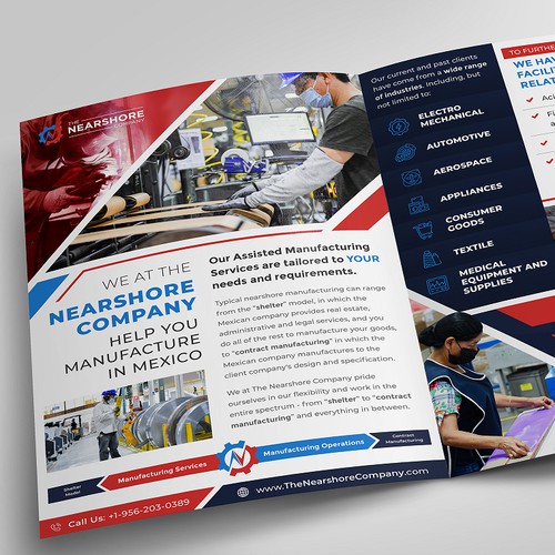 The Nearshore Company new brochure design
