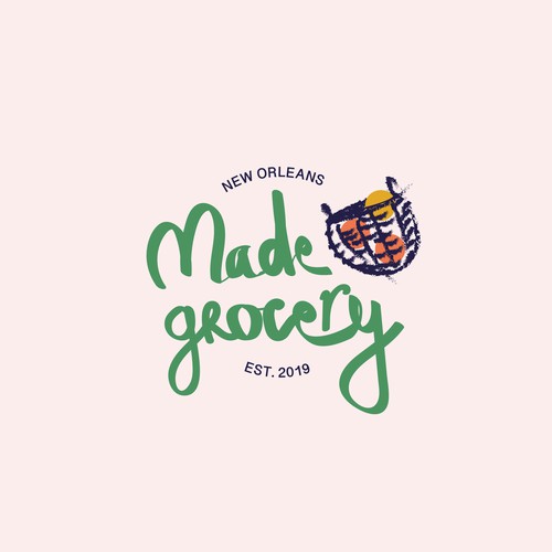 Logo for Modern day “mom and pop” grocery store - MADE GROCERY