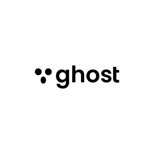 Minimal ghost logo