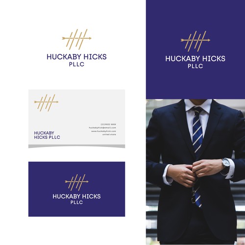 luxury professional law company with modern business card