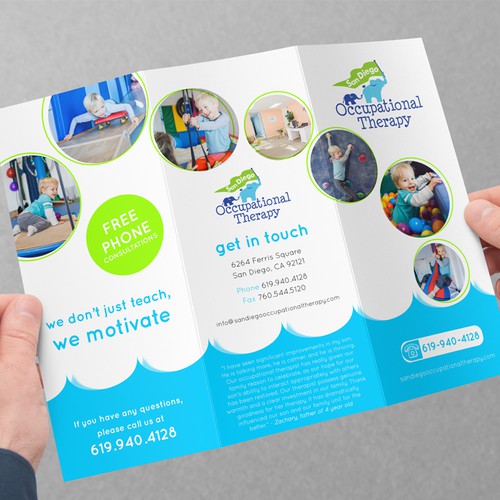 Brochure for Pediatric Therapy Clinic