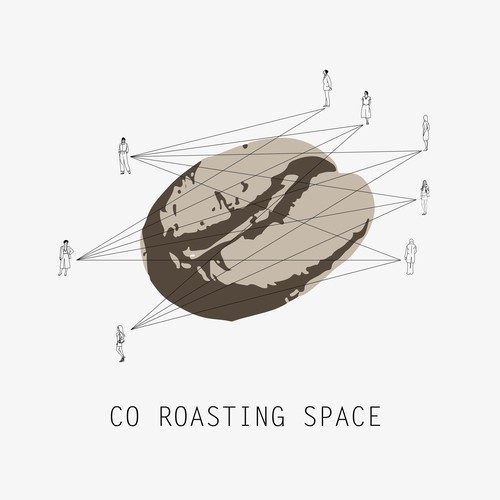 Logo for Co-working/ coffee roasting space