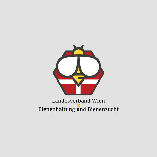 Logokonzept Bienenzucht