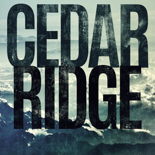 Gritty book cover for "Cedar Ridge"