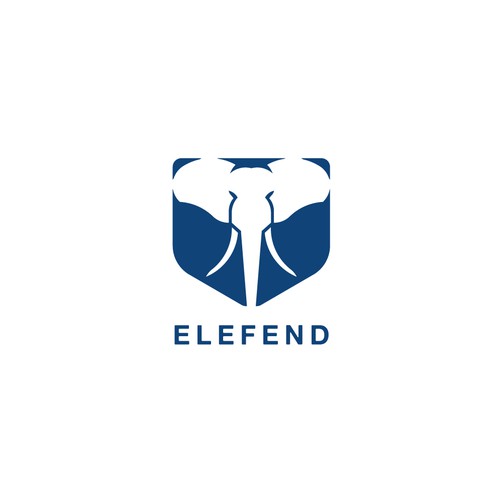 Elephant Logo Concept for Elefend