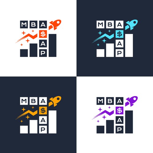 Modern and fun logo for MBA ASAP