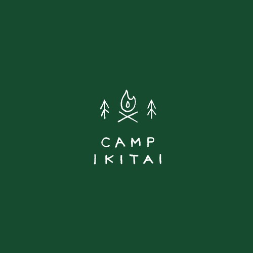 Stylish and modern website logo for campers