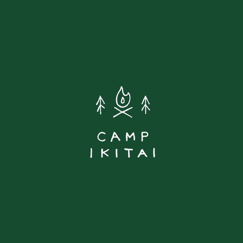 Stylish and modern website logo for campers