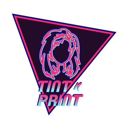 Retro Tint n Print Logo