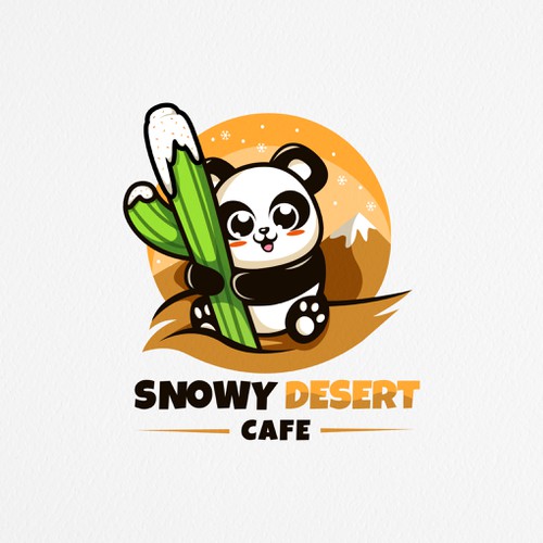 Logo for new cafe located in a hot temperature area