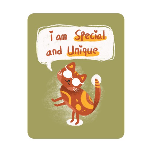 Cute Card - Cat