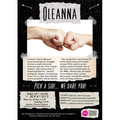 Oleanna Poster and Flyer