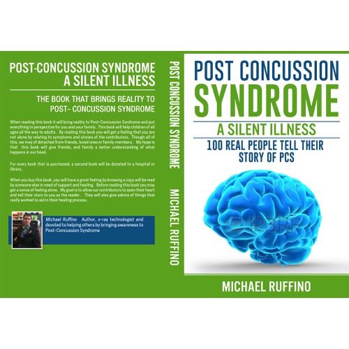 Creating a book cover for to educate people on Post Concussion Syndrome