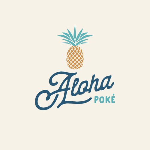 Aloha Poke Logo & Loyalty Card design
