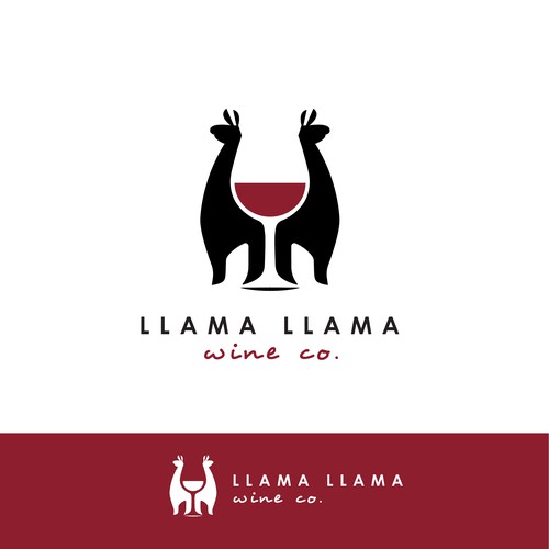 Elegant logo for a wine