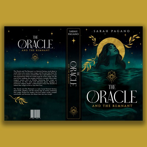 Mystical Fantasy Book Cover for The Oracle and The Remnant