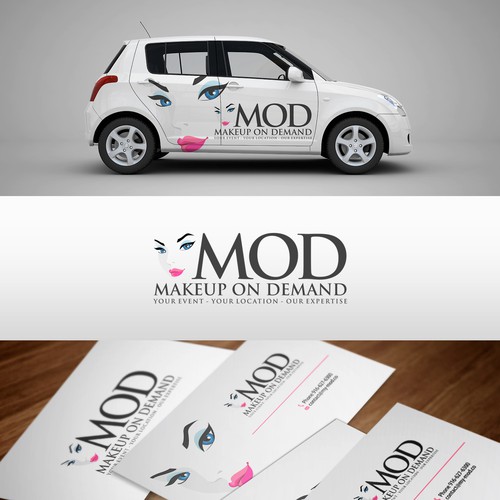 Create a logo for my mobile makeup company