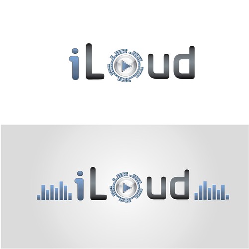 Logo concept for a music web site