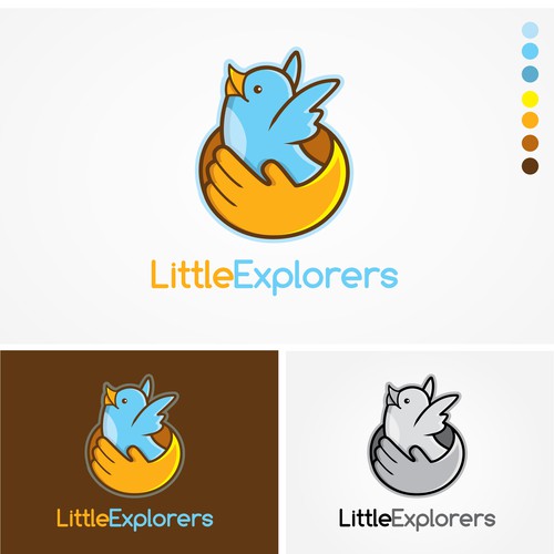 Logo concept for Little explorers