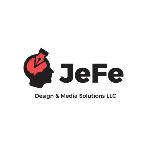 Bold logo concept for JeFe Design & Media Solutions LLC
