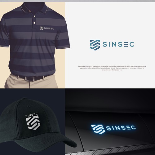 Bold logo for tech security