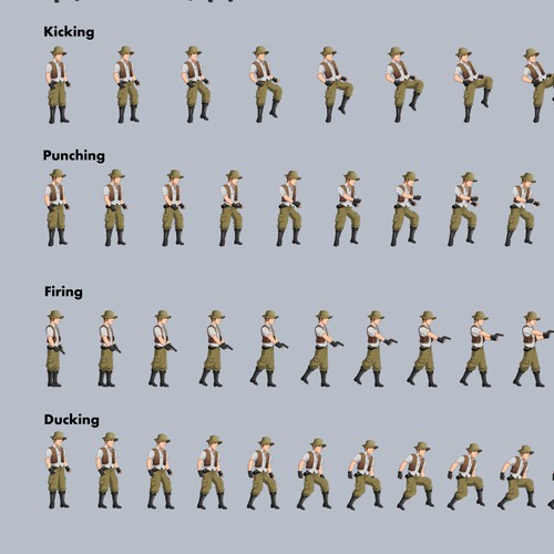 Game Character Sprite Sheet