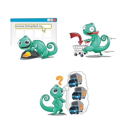 Chameleon Mascot