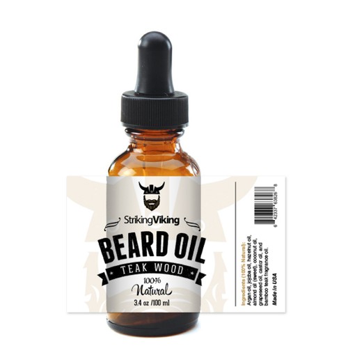 Design a Product Label for our Beard Oil!