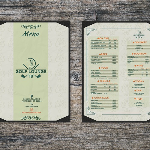 Menu Design