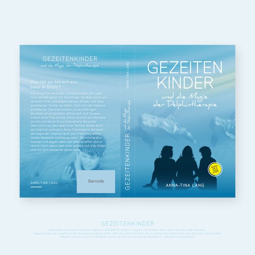 Bookcoverdesign "GEZEIDENKINDER" und die Magie der Delphintherapie